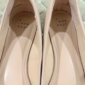 A New Day Nude Pointed Toe Ballet Flats | Classic Neutral